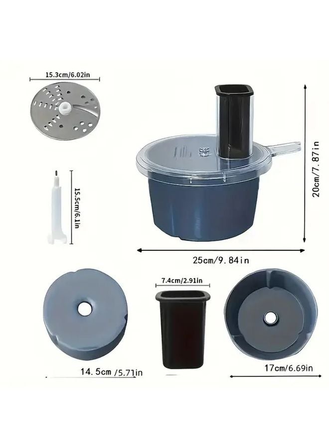 Multifunctional Vegetable Cutter Set 1 Stainless Steel ABS Plastic Dishwasher Safe - Image 3