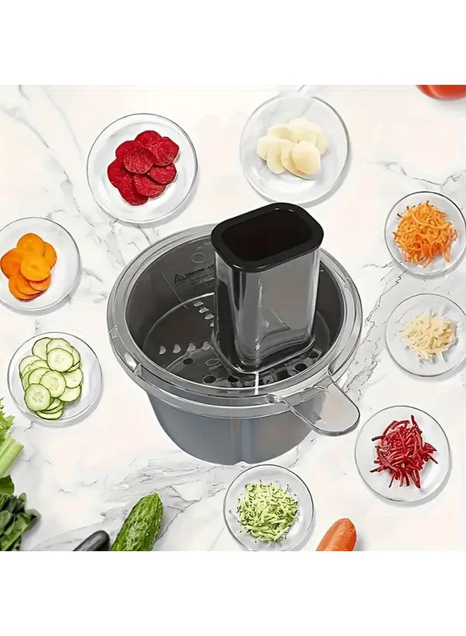 Multifunctional Vegetable Cutter Set 1 Stainless Steel ABS Plastic Dishwasher Safe - Image 2