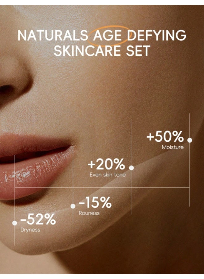 لايكو مجموعة فيتامين سي للعناية بالبشرة - سيروم وكريم للعين وكريم للوجه - Image 2