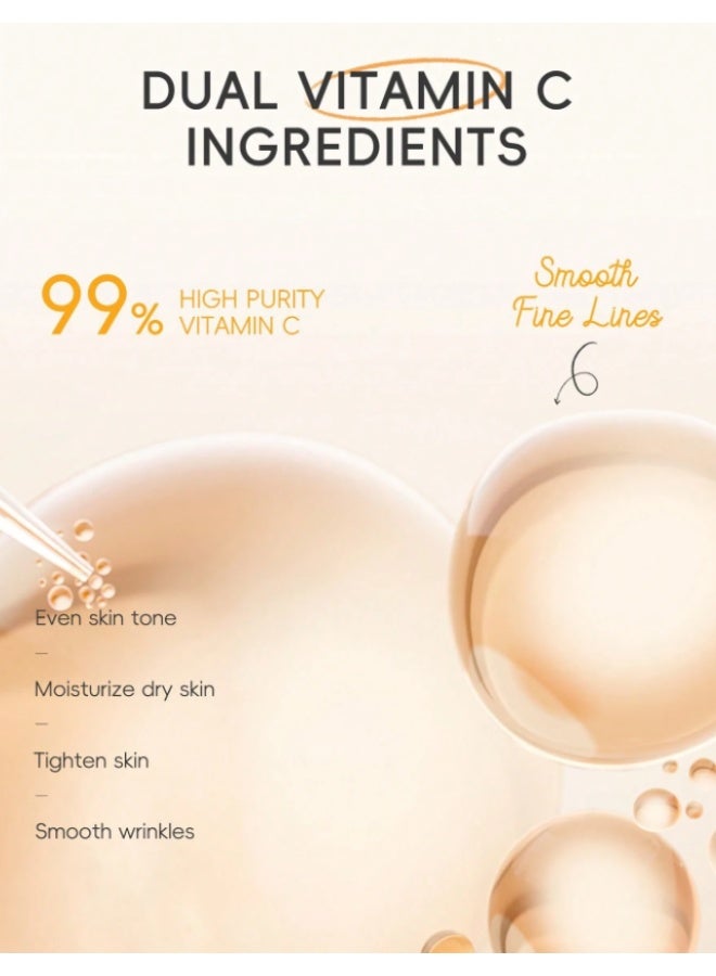 لايكو مجموعة فيتامين سي للعناية بالبشرة - سيروم وكريم للعين وكريم للوجه - Image 4