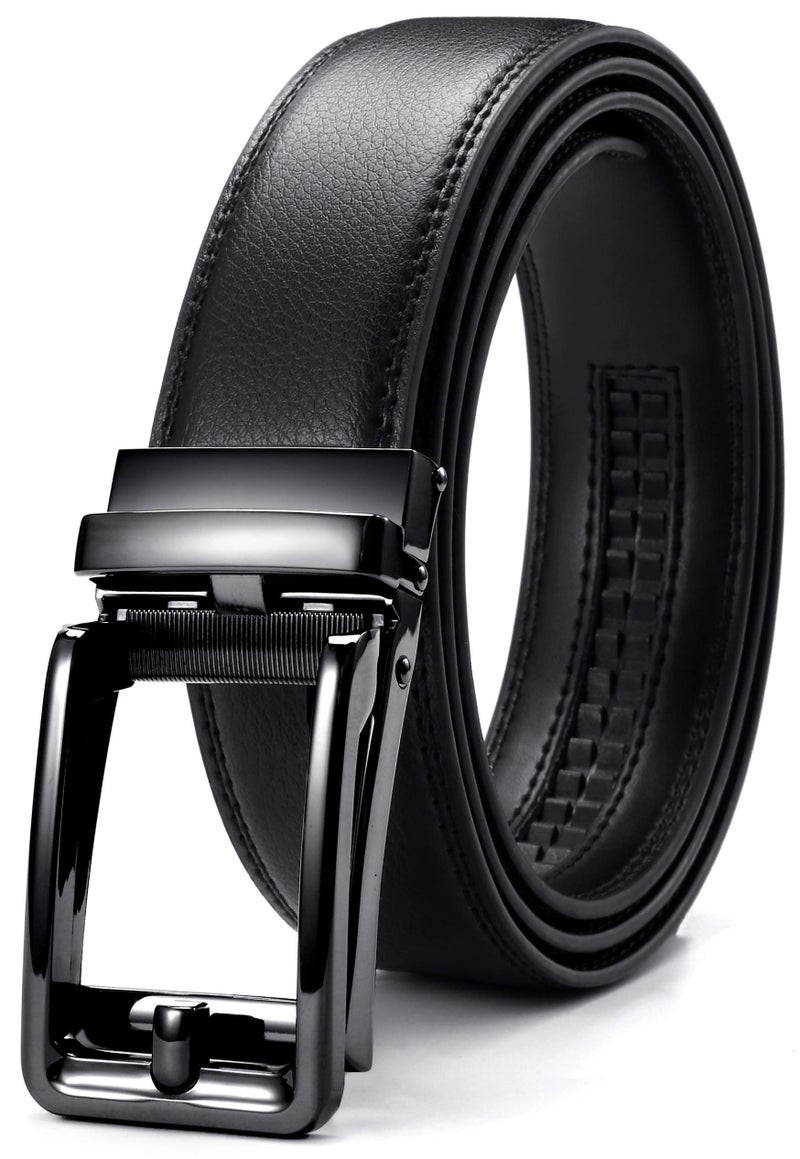 CHAOREN Ratchet Belt Replacement Strap 1 3/8â€, Leather Belt Strap for 40MM Slide Click Buckle - Image 5