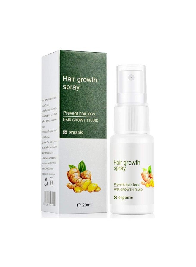klarako Ginger Hair Growth Spray Prevent Hair Loss Nourishing Improve Hair Follicles Promote Hair Growth Spary for Men Women, 20ml - Image 1