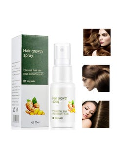 klarako Ginger Hair Growth Spray Prevent Hair Loss Nourishing Improve Hair Follicles Promote Hair Growth Spary for Men Women, 20ml  - Image 2