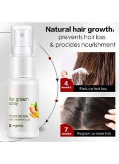 klarako Ginger Hair Growth Spray Prevent Hair Loss Nourishing Improve Hair Follicles Promote Hair Growth Spary for Men Women, 20ml  - Image 4