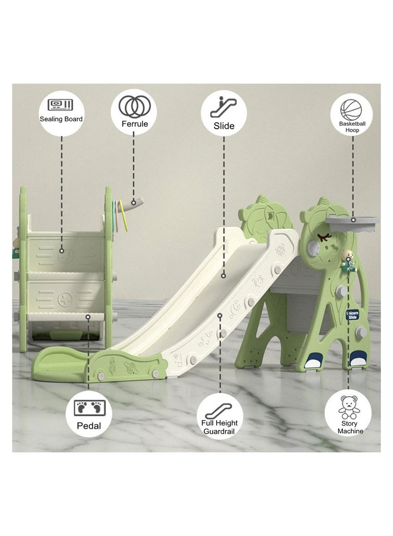 Cool Baby COOLBABY Kid Slide for Toddler Age 1-3 Playground Climber Slide Playset Multifunction Indoor Outdoor Plastic Slide - Image 3