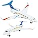 OTONOPI Airplane Toy Die Cast Metal Plane Toy G650 Model Single Airlines Pull Back Bump and Go Airbus Plane with Lights and Sounds for Kids Boys and Girls Age 3 Up for Gift and Collection with Stand - Image 3