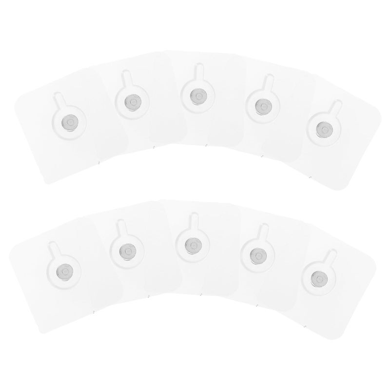 10 Pack Heavy Duty Wall Mount Hooks No Residue Adhesive for Bathroom Kitchen Shower - Image 2