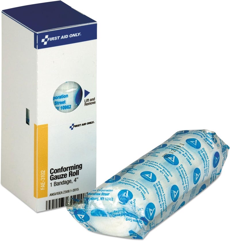 First Aid Only First Aid Only FAE-3102 SmartCompliance Refill 4 x 5 Yard Conforming Gauze Roll 