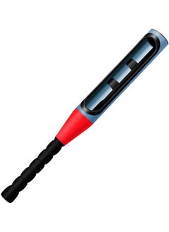 Rubik Steering Wheel Lock with Key, Anti-Theft Protection Baseball Locking Device for Universal Vehicle Car SUV (Red)  - Image 1