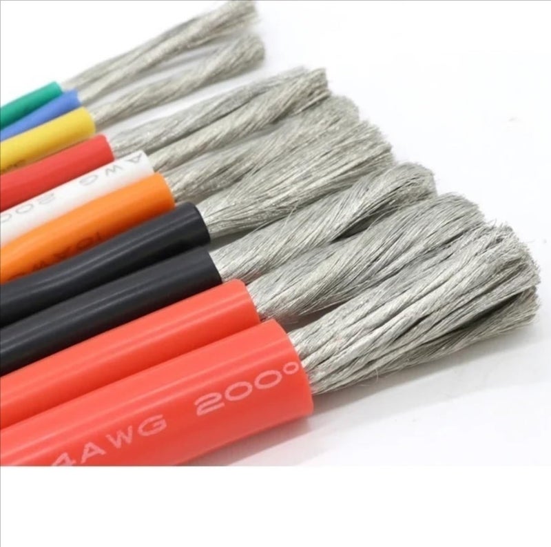 5 Meters 13AWG Ultra Soft Silicone Wire High Temperature Flexible Heat Resistant Cable Orange - Image 1