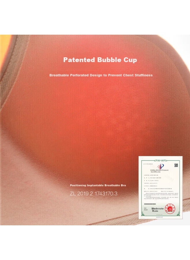 Aimer Women's Wireless Bra, Medium-thick Bubble Cups, Push-up Bra, Pure Enjoyment Am176511, Yellow C70 - Image 1