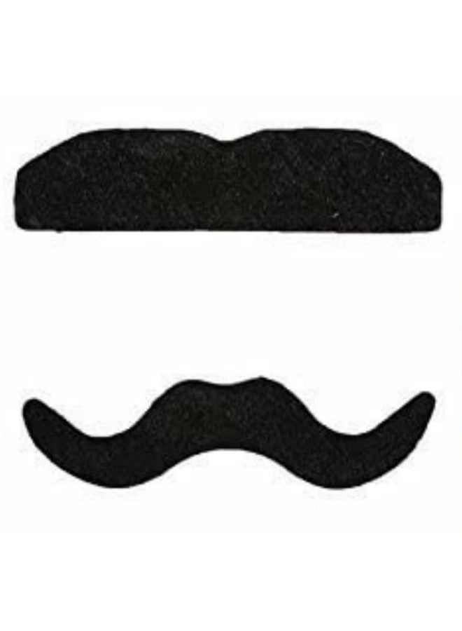 ار اس شارب ولحية اصطناعية لاصقة ذاتيًا من RS Assorted للأطفال باللون الأسود (6 قطع) - Image 3