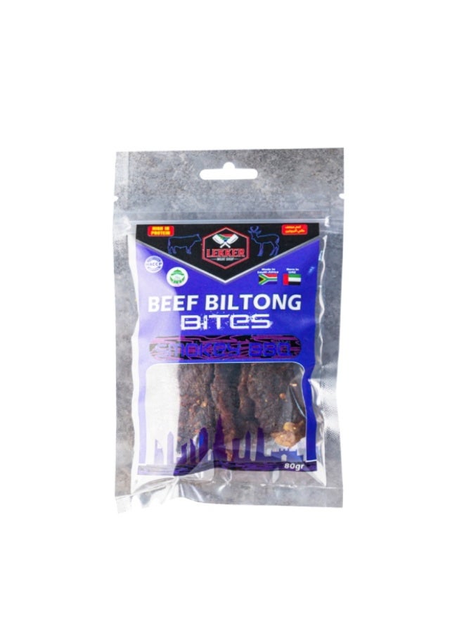 Beef Biltong Sticks, Smokey BBQ - 80g, UAE