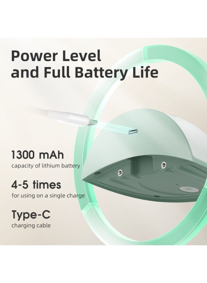 Wearable electric breast pump, lying suction 9-speed mode milker, small body, large capacity 210 ML - Image 4