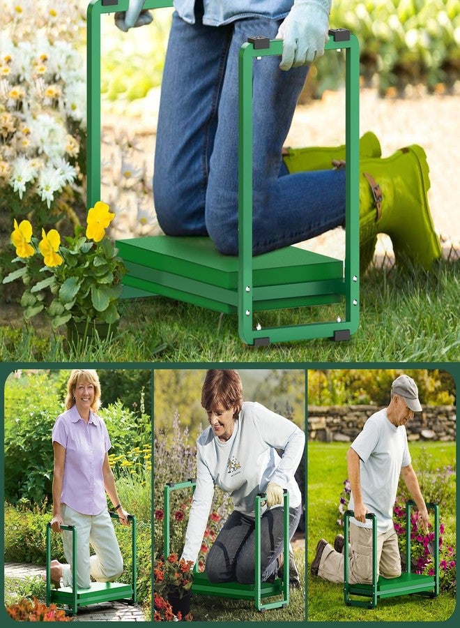 FLINTER 10.2" Wider Garden Kneeler and Seat, Heavy Duty Thick Gardening Bench for Kneeling and Seat - Garden Kneelers for Seniors, Gardening Stools for Women, Grandparents, Gardeners - Image 3
