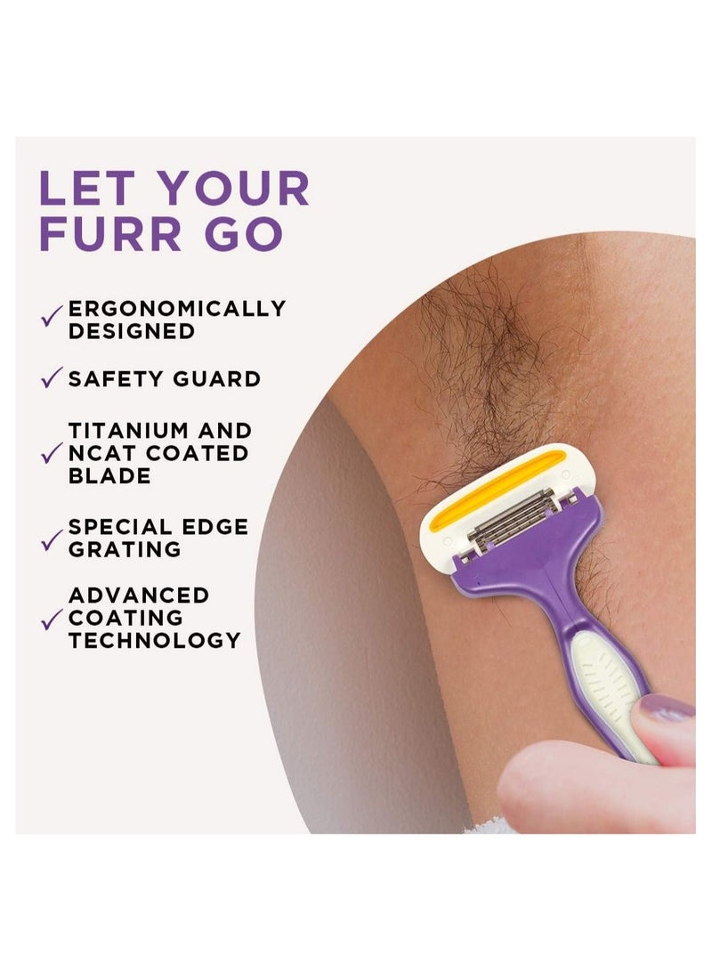 Furr Body Shaving Razor for Women (Pack of 1) - Image 3