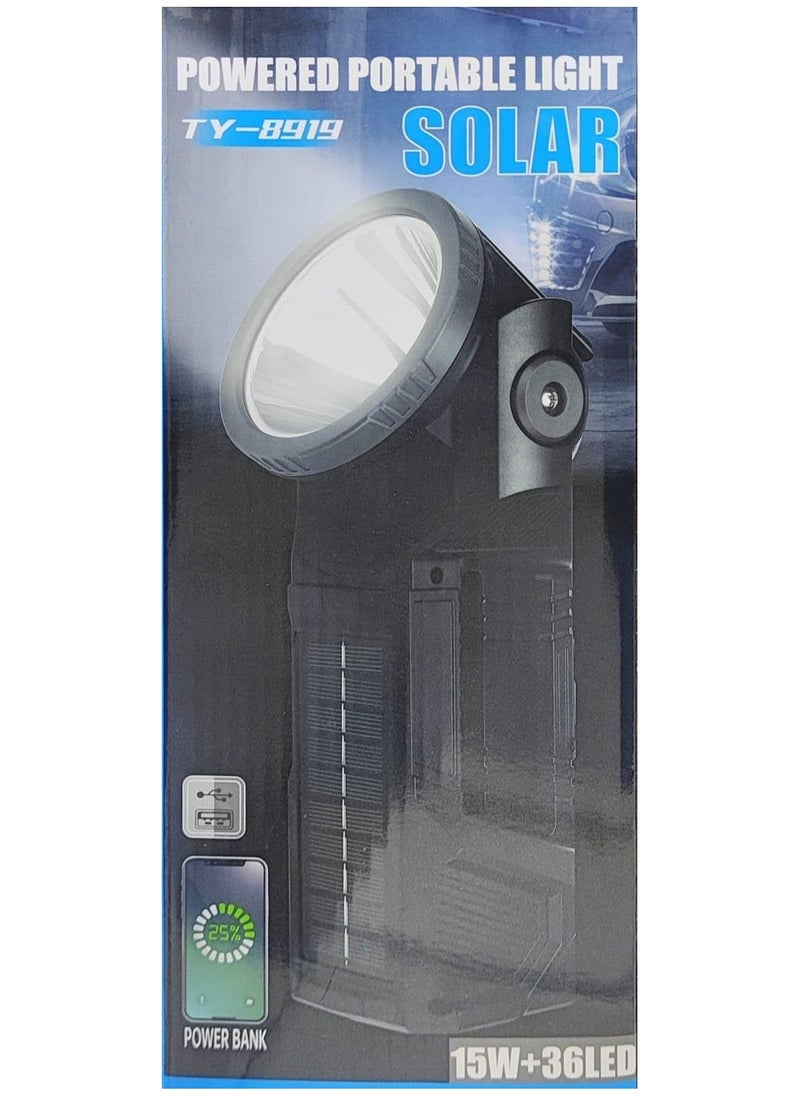 Generic Solar Powered Spotlight TY-8919, Acrylic, Black  - Image 5