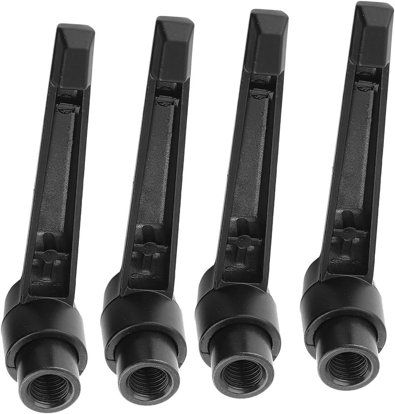 Hyuduo 4PCS Adjustable Handle Metal Machine Knobs Adjustable Clamping Lever Stainless Steel M4/5/6/8/10/12 with Female Thread(M6-50mm) - Image 3