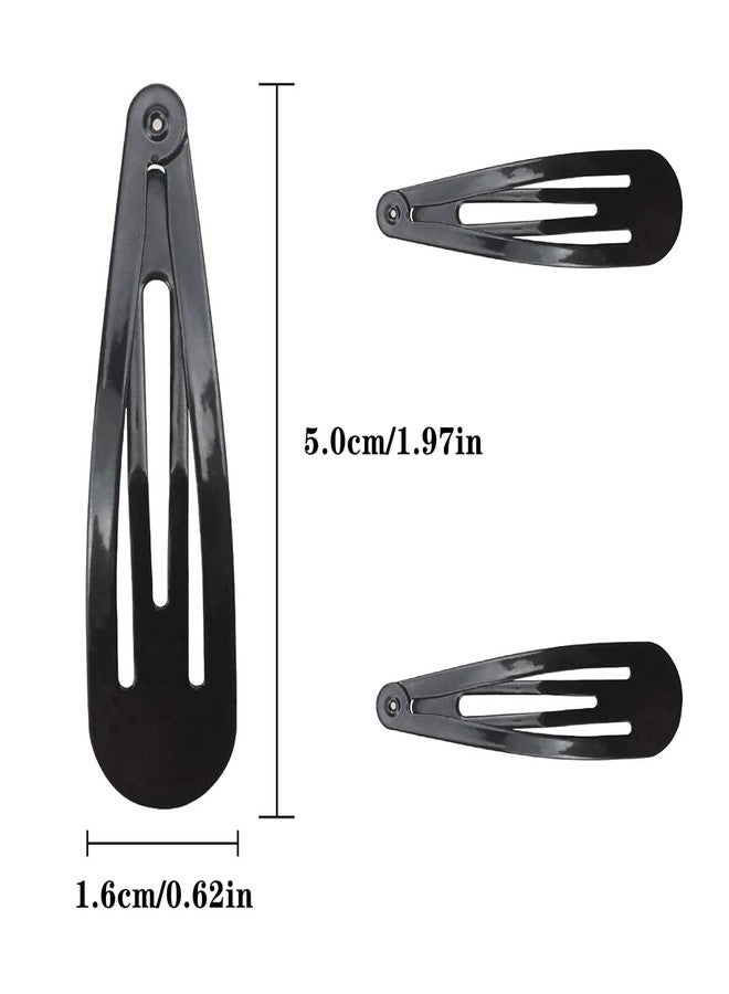 Vorset (Pack of 24pcs) Tic Tac Hair Clips for Girls (Pack of 24pcs) (5cm) (Matte Black) - Tik Tak Pins for Women,ladies,girls,kids - Image 4