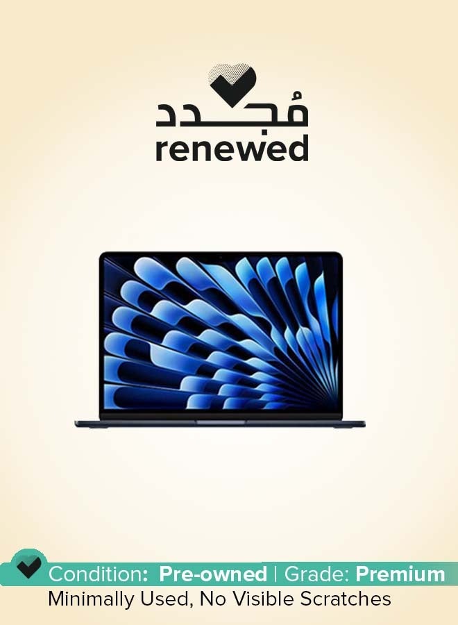 Apple Renewed - 2025 MacBook Air MW123 13-Inch Display, Apple M4 Chip 10-Core CPU 8-Core GPU Processor/16GB RAM/256GB SSD/macOS(International Version) black - Image 1