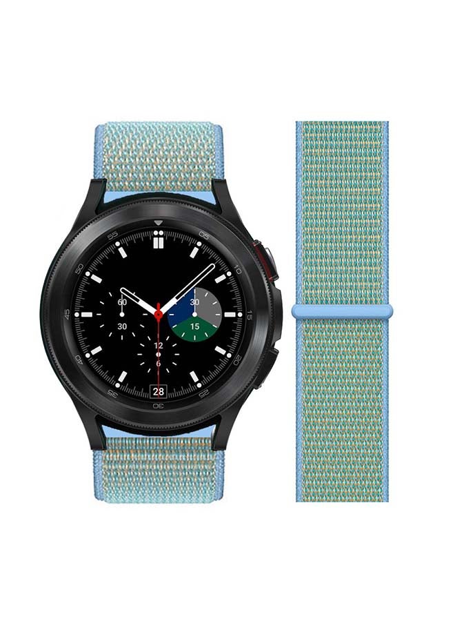 Perfii Nylon Replacement Band For Samsung Galaxy Watch4 Cornflower - Image 1