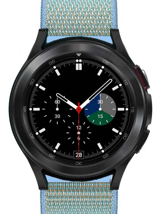 Perfii Nylon Replacement Band For Samsung Galaxy Watch4 Cornflower - Image 2