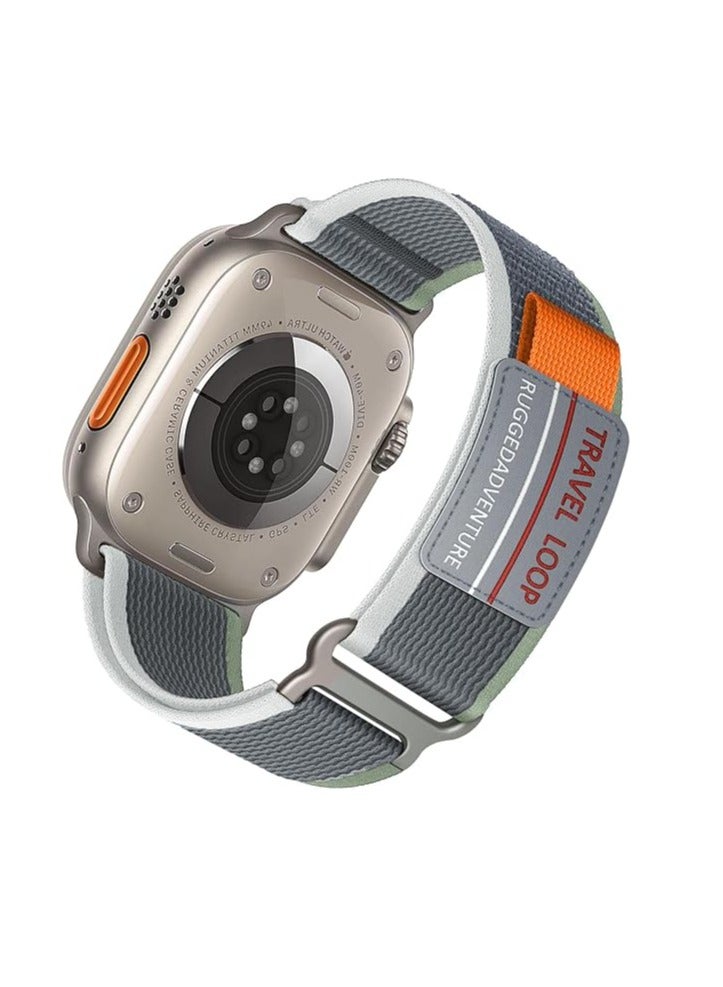 Trail Loop for Apple Watch Ultra Band 49mm 45mm 44mm 42mm iWatch Ultra Band Men Women, Rugged Sport Strap Soft Nylon Wristband for iWatch Ultra 2 Bands Series 9 8 7 6 5 4 3 2 1 SE  - Image 1