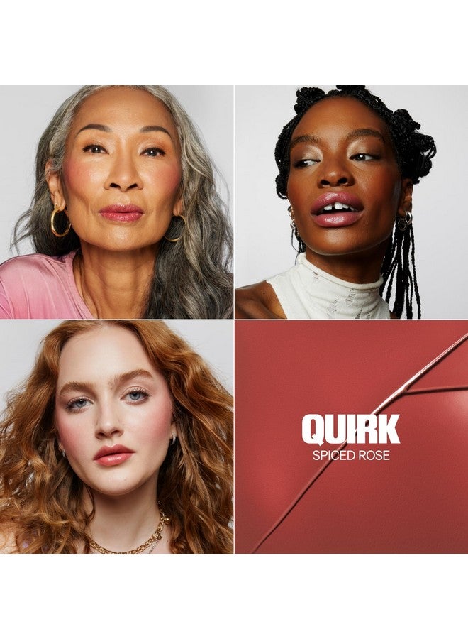 Milk Makeup MILK Makeup Lip and Cheek Tint - Pigmented Cream Stick - Natural Vegan Formula - .21oz (QUIRK-Spiced Rose) Ivory - Image 3