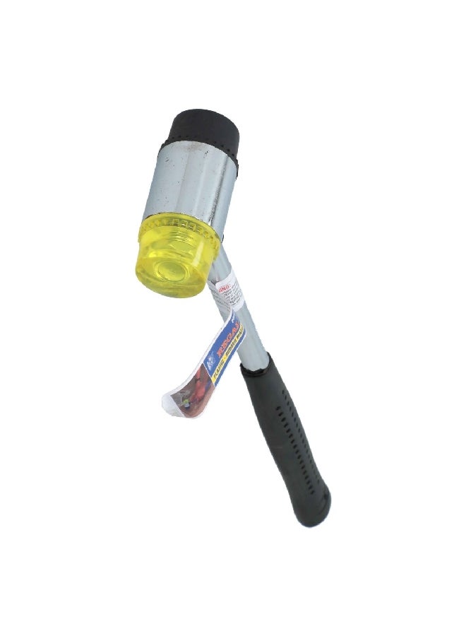 Regal Steady Grip Durable Plastic and Rubber Mallet Black and Silver 3.2 x 27.2 x 8.4 cm PRM-16 - Image 2