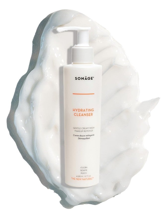 SONAGE Hydrating Facial Cleanser for All Skin Types | Gentle Cream Face Wash & Makeup Remover with Aloe, Chamomile & Vitamin E | Non-Stripping, Moisturizing Daily Cleanser - Image 1