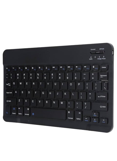 Wireless Keyboard, Mini Portable Bluetooth Keyboard, Ultra Slim Quiet Ergonomic Keyboard with Rechargeable Battery for iOS, Android and Windows