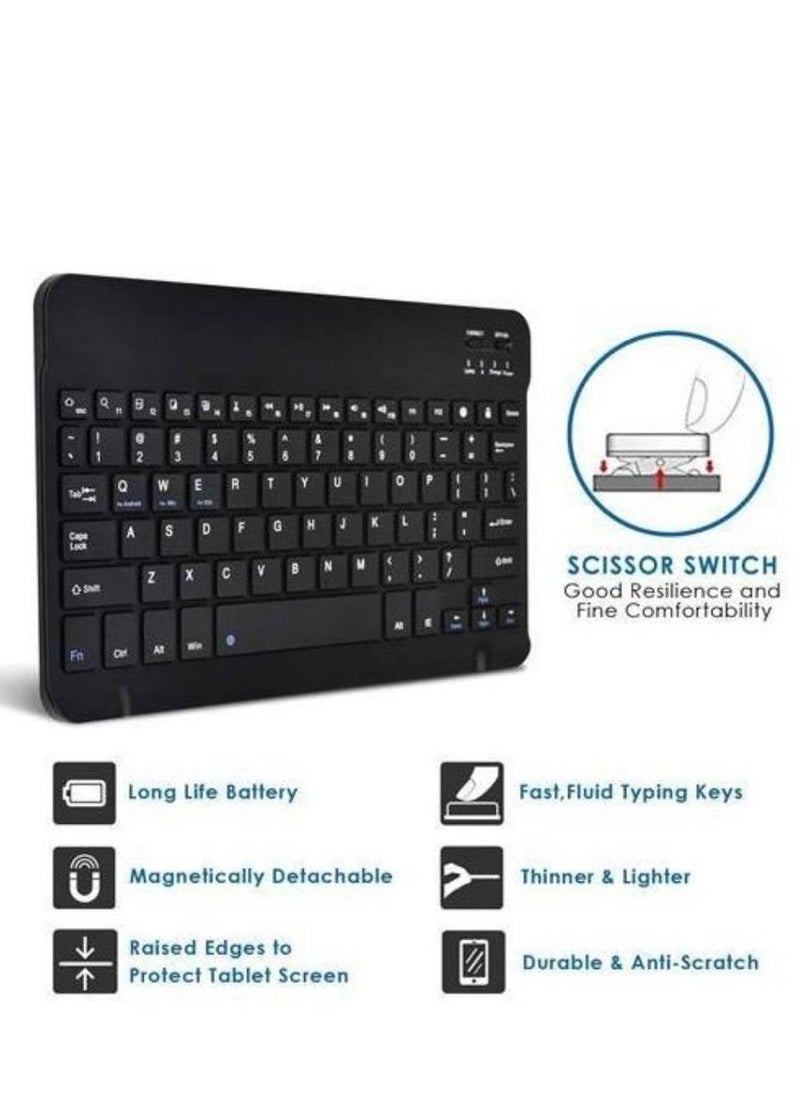 Generic Wireless Keyboard, Mini Portable Bluetooth Keyboard, Ultra Slim Quiet Ergonomic Keyboard with Rechargeable Battery for iOS, Android and Windows  - Image 5