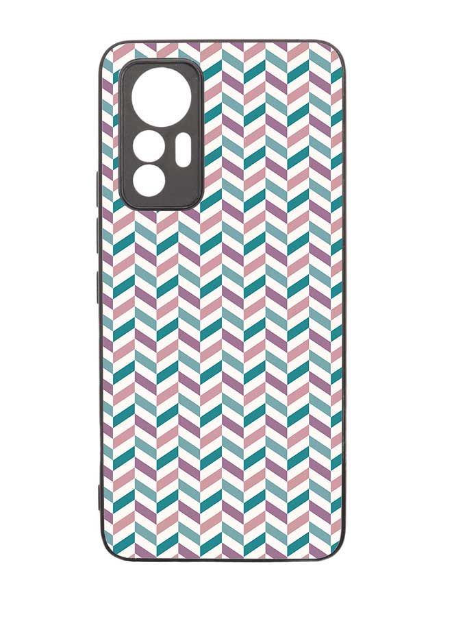 Okteq TPU Protection and Hybrid Rigid Clear Back Cover Case Small Mix Patterns for Xiaomi 12 Lite  - Image 1