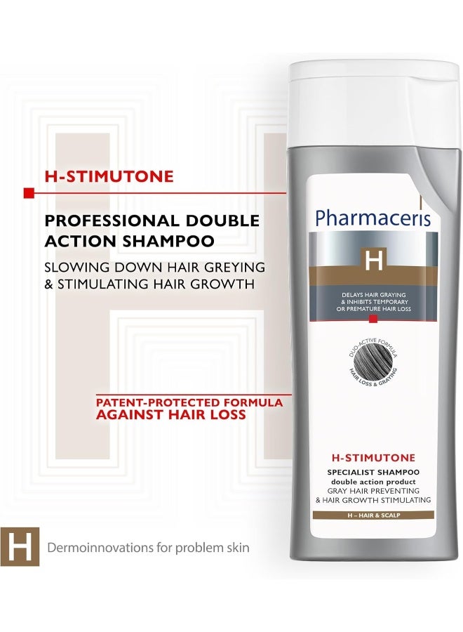 Pharmaceris شامبو متخصص ذو عمل مزدوج H-Stimutone للشعر وفروة الرأس - Image 2
