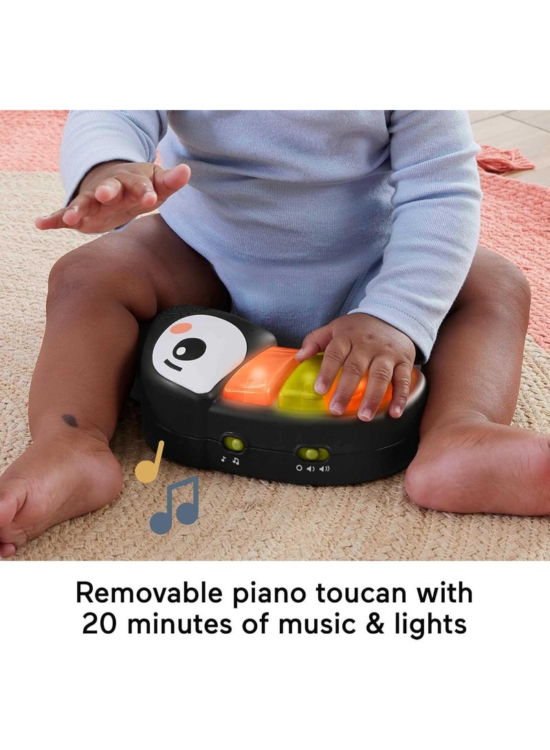 فيشر برايس نطاطة الأطفال جومبرو بالم بارادايس مع موسيقى وأضواء وألعاب تعليمية - Image 5