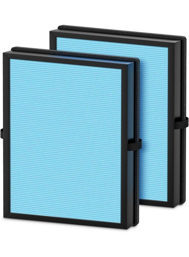 isinlive 2 Pack MK-04 Air Fil-ter Compatible with MK-04 MG04JH Air Puri-fier, 4-Stage H13 Ture HEPA Fil-ter Replacement for Pet Dander for Bedroom and Office- Standard Version - Image 1