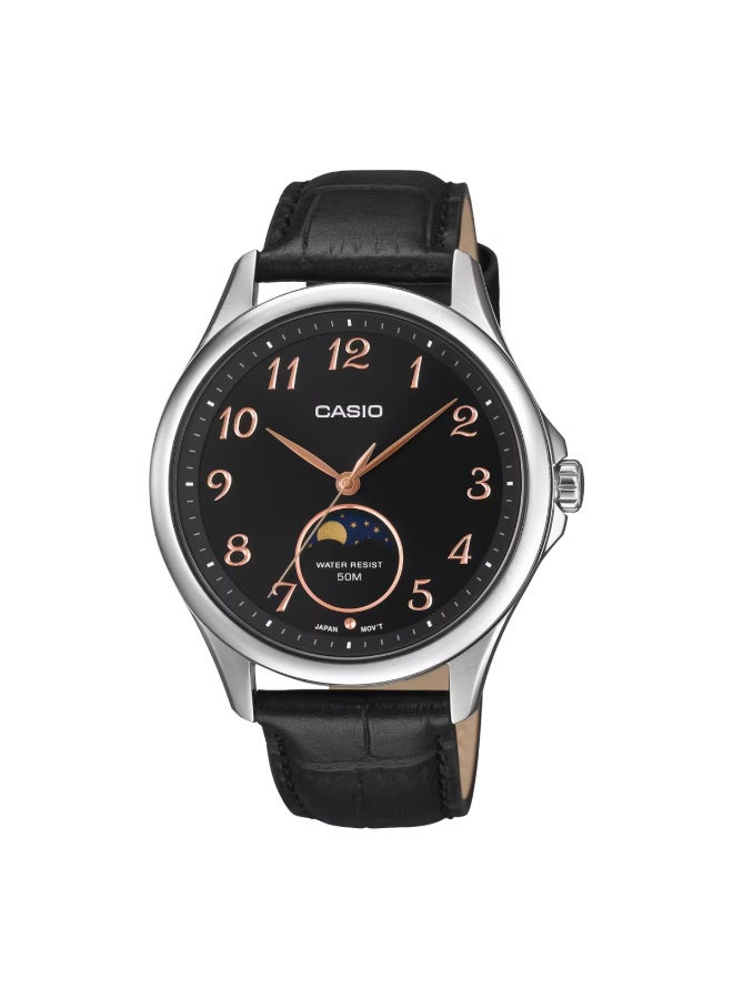 كاسيو ساعات كاسيو MTP-M110L-1AVDF القياسية بحزام من الجلد الأصلي - Image 1