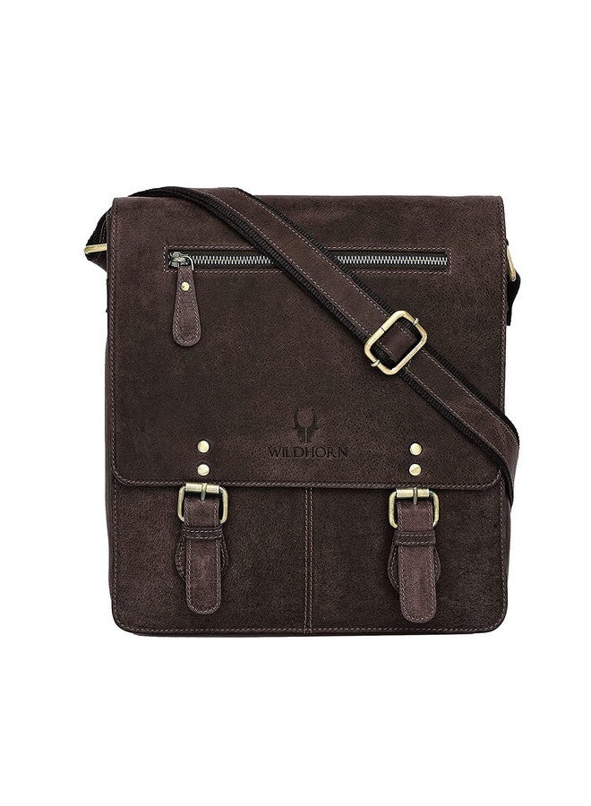 Wildhorn حقيبة سلاينغ للرجال من وايلدهورن مصنوعة من الجلد الأصلي | أنيقة وعملية وواسعة | إغلاق بكلة | حزام قابل للتعديل | ضمان لمدة سنة واحدة - Image 2