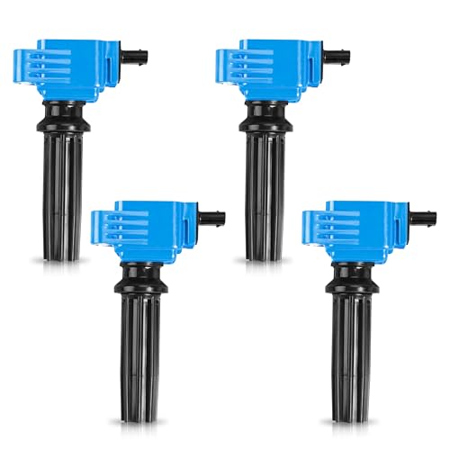 ENA حزم ملف الإشعال الأزرق ENA 2.0L L4 متوافقة مع فورد لينكولن فوكاس إيسكيب فيوجن إيدج MKC MKZ 2.0 2012 2013 2014 2015 2016 2017 2018 2019 ملفات لـ C1816 UF670 DG546 CM5Z12029A 5C1873 مجموعة من 4 - Image 1