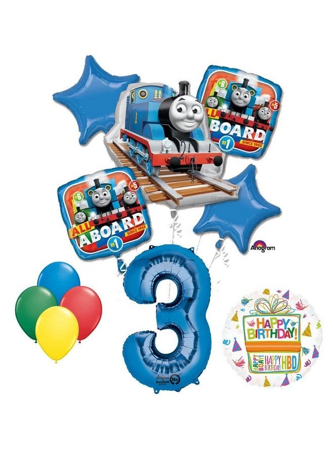 Mayflower Products The Ultimate Thomas The Train Engine 3Rd Birthday Party Supplies And Balloon Decorations  - Image 2