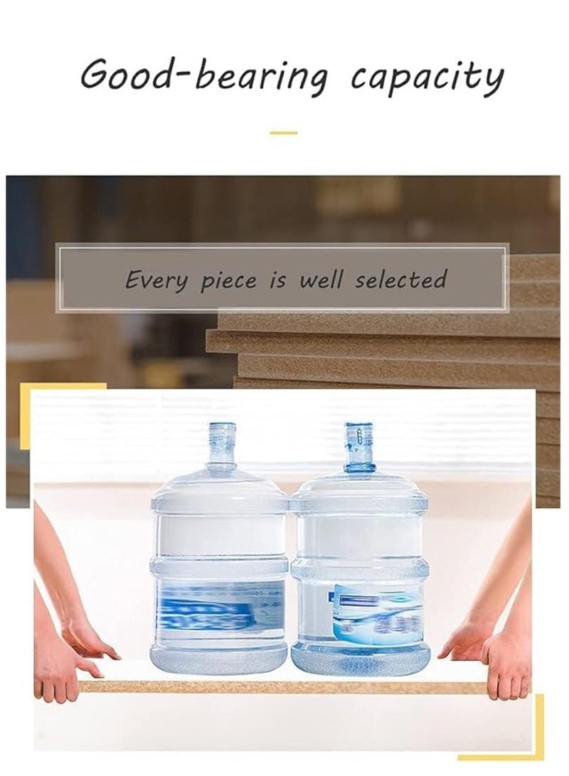 طاولة الكمبيوتر على شكل L ، مكتب زاوية المكتب الصناعي متعدد الوظائف مع رفوف التخزين ، طاولة الألعاب متعددة الوسائط محطة العمل الكمبيوتر المحمول المكتب للمكتب المنزلي ، توفير المساحة (أبيض ، YN122) - Image 5