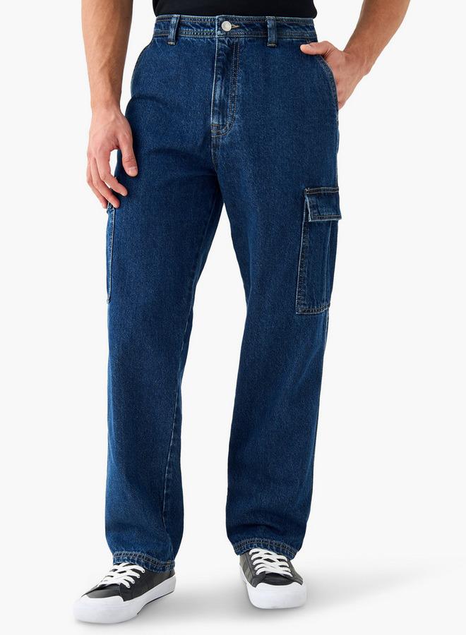 Lee Cooper Straight Fit Jeans with Pockets - Image 1