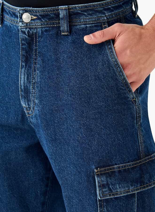 Lee Cooper Straight Fit Jeans with Pockets - Image 4