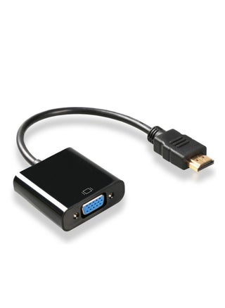 HDMI to VGA Adapter, HD Multimedia Interface HDMI to VGA Converter Adapter Cable, for Computer Laptop Monitor Projector(Black) - pzsku/ZA080A0E14BB6C0F680C2Z/45/1748998454/611f7ce2-0618-4752-b031-af738237c79d