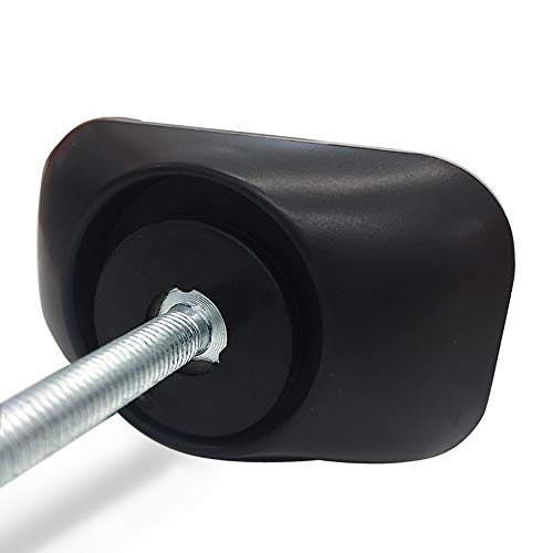 Vmaisi Baby Gate Extender Wall Protector - Pressure Mounted Gates Extension Kit Extends Child Safety Gates and Protect Walls & Doorways from Pet & Dog Gates - Work on Stairs (Black) - Image 2