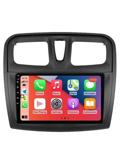 Android Car Stereo for Renault Logan 2 2012-2022 Sandero 2 2013-2022 1GB RAM 32GB ROM Mirror Link Wi-Fi BT, Radio GPS Navigation, 9 Inch IPS Touch Screen with AHD Camera Included
