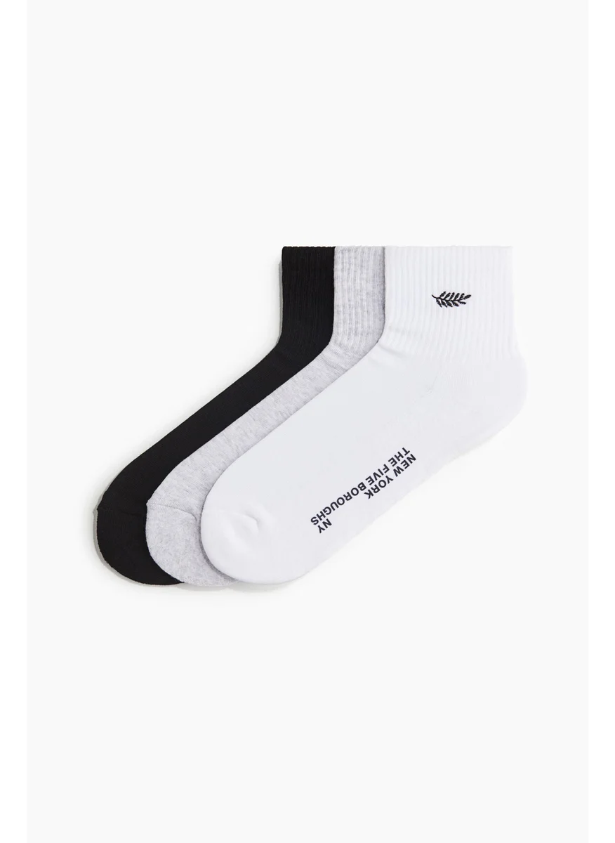 اتش اند ام 3-Pack Short Socks