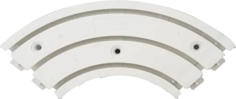 BarkoFix Corner Cornice Curtain Rail Corner 3 Way Turn Plastic 90° Rotates Comfortably Without Your Curtains Getting Stuck Durable