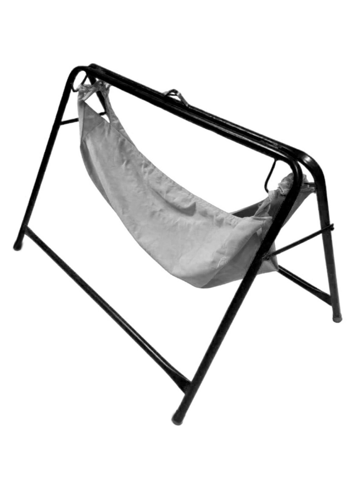 BABYCARA Handol Baby Swing Sleeping Folding Cradle With Handlebar And 3 Sizes, Jizani Style, Random Fabric Colour 