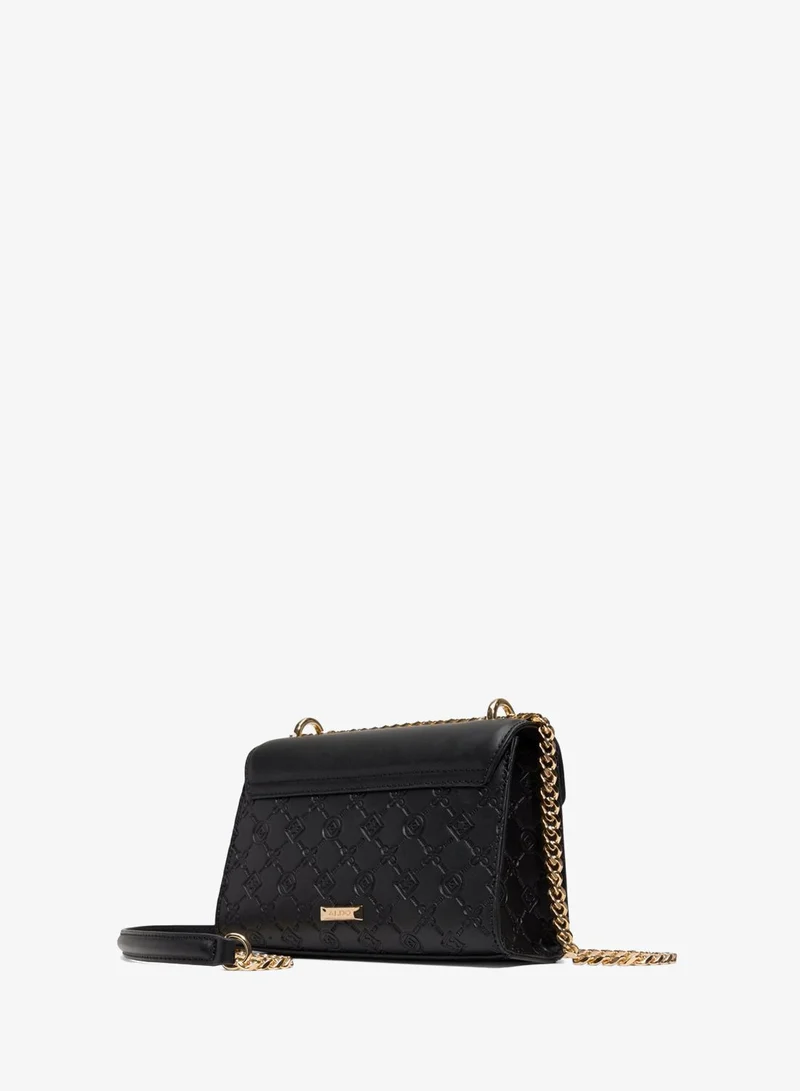 ALDO CRELALLE Self Patterned Flap Crossbody Bag